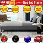 Artiss Queen Size Bed Frame Base Mattress Platform Fabric Wooden Grey NEW Design