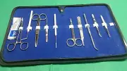 15 PCS BIOLOGY LAB MEDICAL STUDENT DISSECTING KIT W/ STERILE SCALPEL BLADE #12