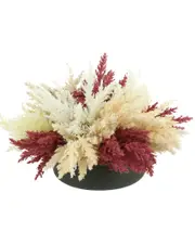 Creative Displays Assorted Pampas in A Fiberstone