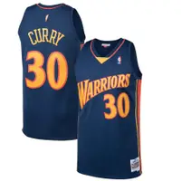 在飛比找蝦皮商城精選優惠-NBA球衣 Stephen Curry 勇士復古新人藍 M&