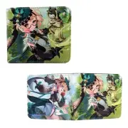 New Emilie GENSHIN IMPACT BiFold Wallet Standard Size Credit Card Billfold