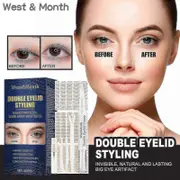 Ersam Eyelid Tape 480 Eyelid Lifting Strips Instant Invisible Double Eyelid Tape For Heavy Hooded And Sagging Single Eyelid Big Eye Tool Fork Bar A...