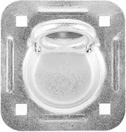 MUCKLILY Ring Tie Down Anchor Galvanized Flush Mount Handle for Cargo Truck Floor Heavy Duty Pull Handle for Easy Securement of Bulky Items Compact Lightweight Design