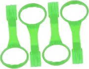 Abaodam Baby Walking Assistant 2 Pairs Playpen Pull up Rings Enhance Arm Strength Safe Toddler Playpen Accessories