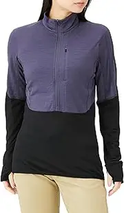 [Icebreaker] Ice Breaker LS HALF Zip Women's Long-Sleeve Cut and Sew T-Shirt, W 200
