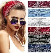 [Generic] 6 Piece Headbands Women Wide Elastic,Sports Headbands Elastic,Headband Women Elastic,Yoga Sports Headband Multicolor Thin Headbands For Girls And Women