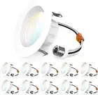 Sunco10 Pack Retrofit LED Recessed Lighting 4 In Selectable Dimmable Can Lights