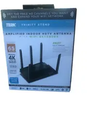 TERK Trinity Xtend Amplified Indoor HDTV Antenna with WiFi Extender