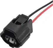 BIZOCA 2P Automobile Water Jet Motor Wiring Harness Socket 90980-11025 7283-7929 Car Starter Electric Cable Sealed Plug(1 x 15cm Wire(YC))