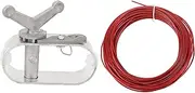 Swimming Pool Cover Cable Winch Aluminum Alloy Zinc Plated 164ft Heavy Duty Pool Cover Ratchet Wire for Above Ground Pools Round Oval Rectangular