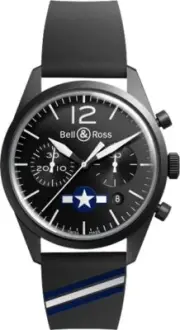 Bell & Ross Vintage 1 of 99 US Air Force Black Dial Automatic Chronograph Watch