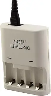 AC suitablevoltageV US Plug 4 Slot Smart Li-ion CR123A/CR2 Rechargeable Battery Charger