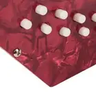 Professional 20 Buttons Accordion Concertina Musical Instrument (Red)