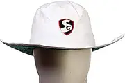 [SG] Panama Premier Cricket Hat | Color: White | Size: XX-Large | Material: Cotton | Umpire Hat for Men’s & Women’s | Extra Wide Brim | Maximum Sunlight Protection | Stylish and Lightweight
