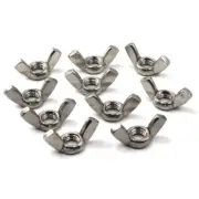 M3 Wing Nut 304 Stainless Steel Thread Nut Hand Twist Nut Pack of 50