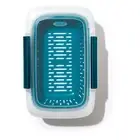 Oxo Prep & Go Plastic Container w/ Colander/Strainer Food Storage Rectangle