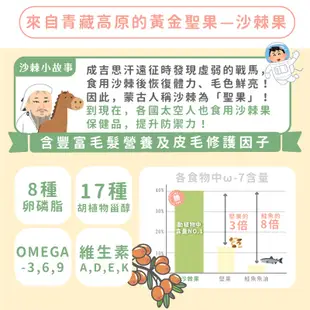 【歸毛家族】寵物 保健品－好腸寶 專利乳酸菌 沙棘果萃取 30包/盒 貓 狗 寵物軟便 皮毛亮麗 免疫力升級 寵物益生菌