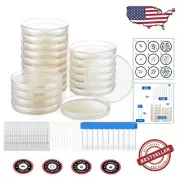 Educational 60-Piece Prepoured Agar Petri Dish Kit - Perfect STEM Science Gift