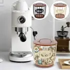 Coffee Filter Holder Vintage Coffee Capsule Basket with Wooden Lid Round⏲
