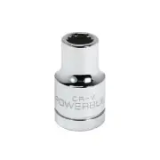 Powerbuilt 1/2 Inch Drive x 3/8 Inch 12 Point Shallow Socket - 642038