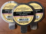 (3) Bath & Body Works • Car Fragrance Refills • SWEET ORANGE & AGAVE