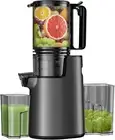 Cold Press Juicer, Masticating Juicer with 5.4" Wide Feed Chute, 350w Slow Juice