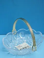 NEW MIKASA GEORGETOWN CRYSTAL GLASS CANDY BASKET DISH Made In Japan