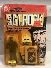 1981 DC Official Comics Sgt. Rock Action Figure NEW Sealed Remco Ranger