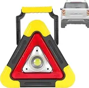 LED Warning Triangle | Multifunctional Solar Car Warning Triangles - Portable Safety Triangle LED Work Light with 4 Modes, Road Triangles Lights for Vehicle Breakdowns, Trucks