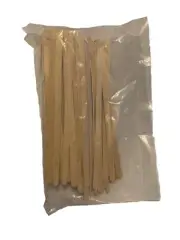 100 X Wooden Craft Popsticle Sticks / Disposable Wax Applicators