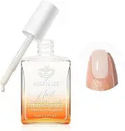 [Modelones] 15ml 8-in-One Nail Ridge Filler Strengthener Base Coat Nail Polish Repair Nail Growth Treatment for Thin and Damaged Nails, Pure Bliss