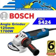 Bosch 5" 125mm 1700W Angle Grinder, Corded Electric, Metal Steel GWS 17-125 CIX