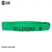 LINQ Sling Round 7:1 WLL Polyester 2T 1m