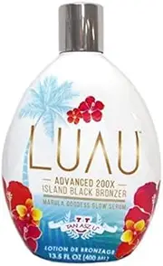 Tan Asz U Luau Advanced 200X Island Black Bronzer Tanning Lotion