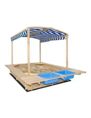 [Lifespan Kids] Playfort Sandpit with Canopy in Brown