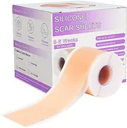 Silicone Scar Tape, 3M Silicone Scar Sheets Roll for Surgical Scars, Professional Reusable Soft Silicone Gel Scar Removal Strips For Surgery, C-Section, Tummy Tuck, Acne, Keloid