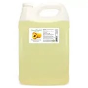 Peach Kernel Carrier Oil - 1 Gallon - Clear Plastic Jug w/ Cap - GreenHealth
