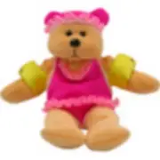 SKANSEN BEANIE KID "FLOATIES" THE SWIMMING GIRL BEAR MINT WITH MINT TAG