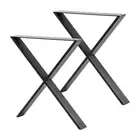Randy & Travis Machinery X-Shaped Table Bench Desk Legs Retro Industrial Design