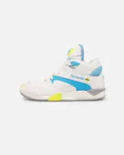 [REEBOK] Reebok Court Victory Pump Chalk/blue - Size 10 10 Chalk/Blue