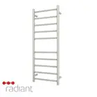 Radiant RTR430 Heated Towel Rail-430x1100mm-Brushed Satin-Bottom Right Wiring