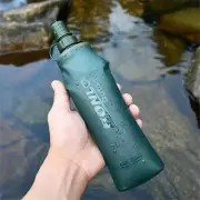 Folding Soft Flask, BPA Free Straw, Collapsible Water Bottle, Running, Jogging H
