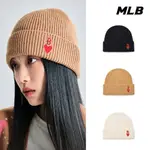 歐美代購 免稅正品 MLB 針織毛帽 HEART系列 紅襪/洋基隊 (3ABNM1036-三色任選)【官方旗艦店】