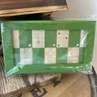 Kate Spade Green Colorblock Dominoes Set w/ Case Rare- BRAND NEW SEALED