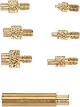 Heat Set Insert Tips for Sizes M2 M2.5 M3 M4 M5 M6 1/4 Inch M8, Soldering Iron Tips for 3D Printer Users, Universal 936 Soldering Iron Head Heat Set Insert Tip