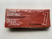 Coleco Quiz Wiz Computer Game Cartridge Quiz Book #7 Math Mania SEALED