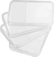 Hohopeti 4pcs Box Stamp Collection Box Stamp Display Case Stamp Albums for Collectors Stamp Collection Case Empty Stamp Albums Stamp Holder Stamp Storage Pockets Coin Albums Plastic