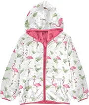 [Caihoyu] Girls Sherpa Jacket With Hood Girls Fleece Zip Up Jacket Fleece Jacket Toddler Boy