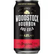 Woodstock 4.8% Bourbon & Cola Can 375mL