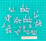 Bretonnia Knight on Foot Heads x 12 B Helmets Knights Realm Old World B2 E